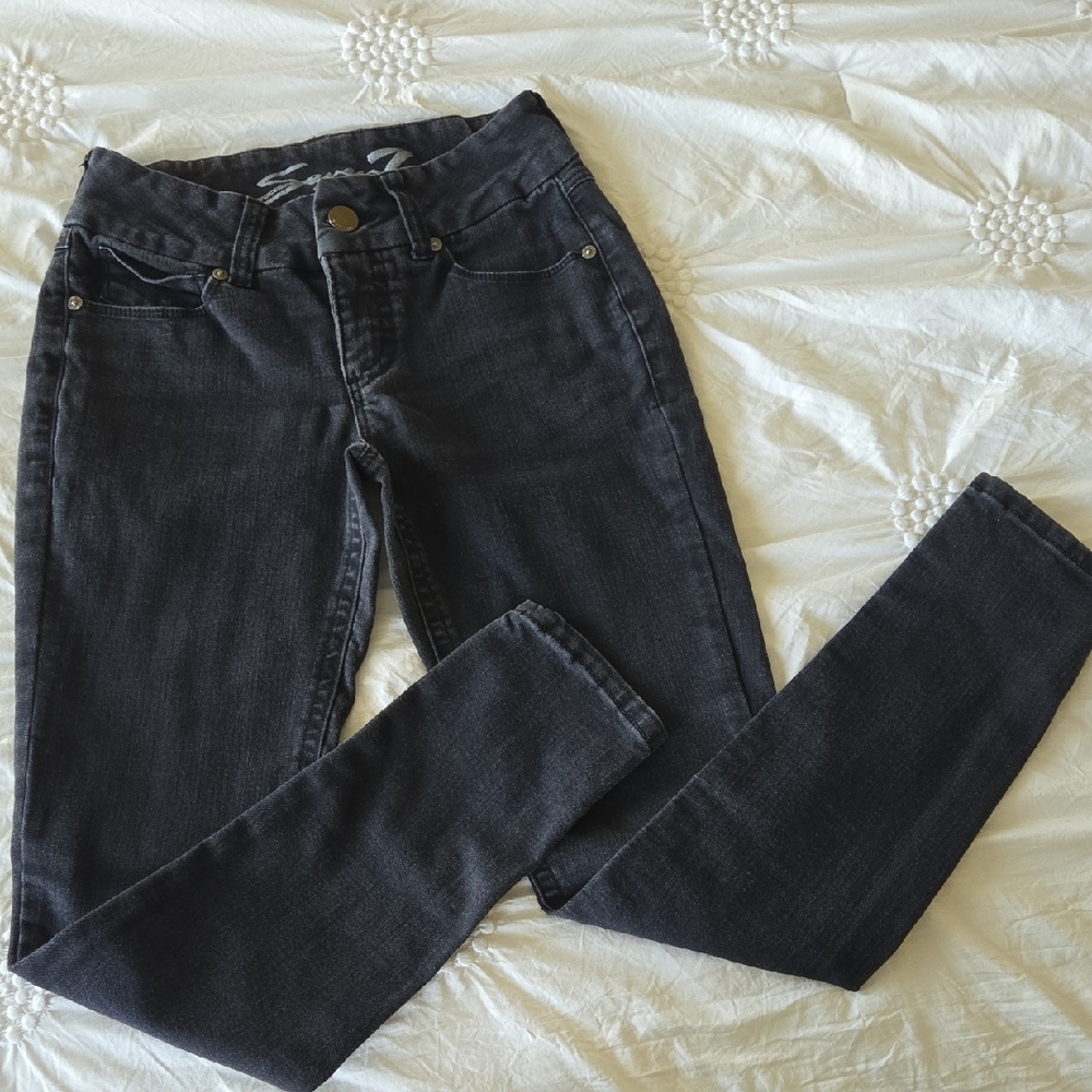 Seven7 Black Skinny Jeans